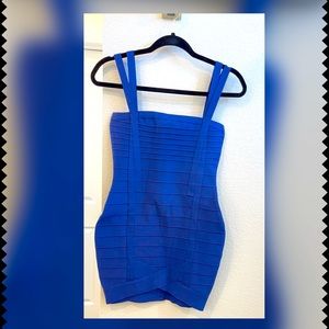 Hot Miami Style - Medium. Blue Bandage dress.